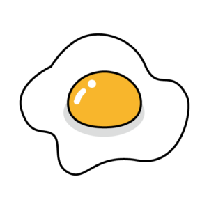 卵のカラーイラスト