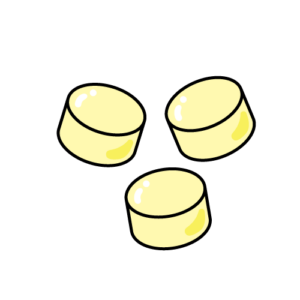 チーズのカラーイラスト