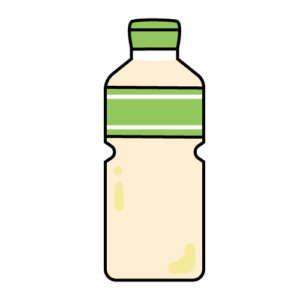 料理酒のカラーイラスト