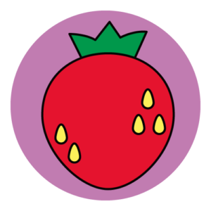 いちごのマーク