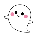 おばけのカラーイラスト